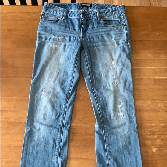 Express Stella ankle regular fit lowrise jeans - Picture 1 of 7